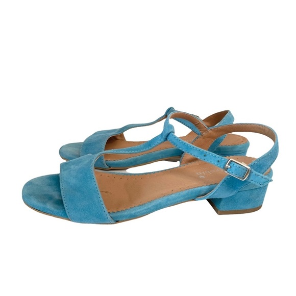 Anthropologie | Farylrobin Macarena Suede Heels Size 6 - Picture 8 of 11